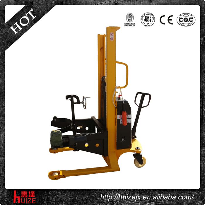 半電動可傾式油桶車(手夾緊電翻轉(zhuǎn)) 半電動可傾式油桶車(手夾緊電翻轉(zhuǎn))