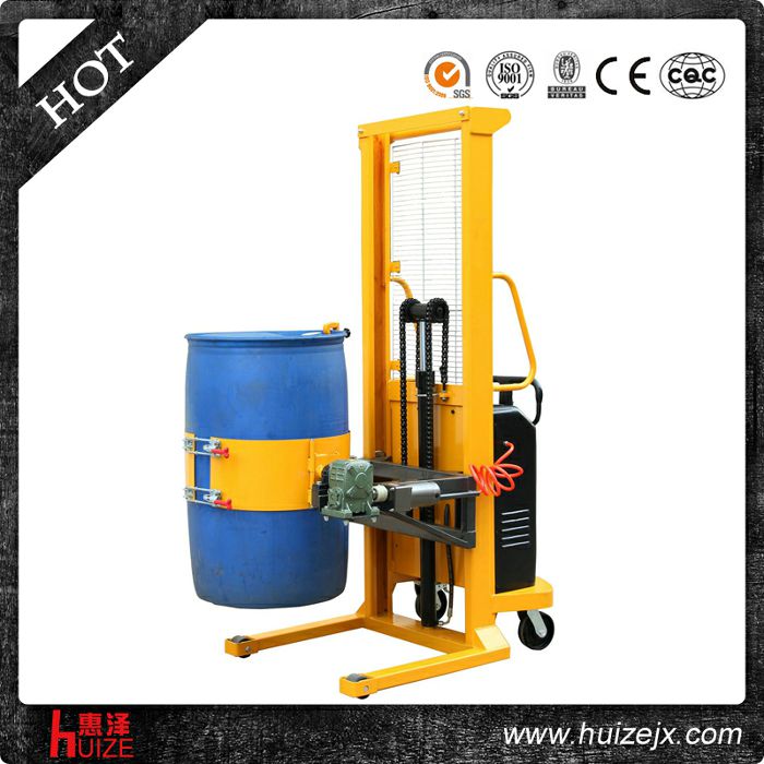 HZYL500A半電動多功能油桶車（單門架，夾塑桶）